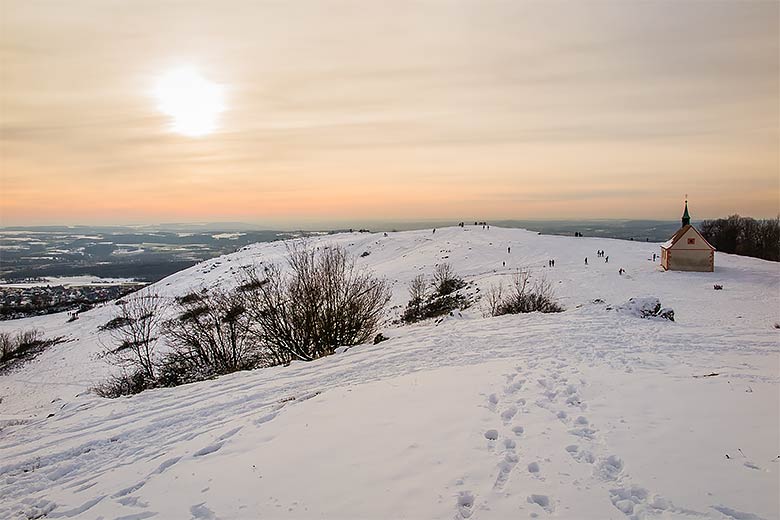 Walburgiskapelle Walberla, Schnee